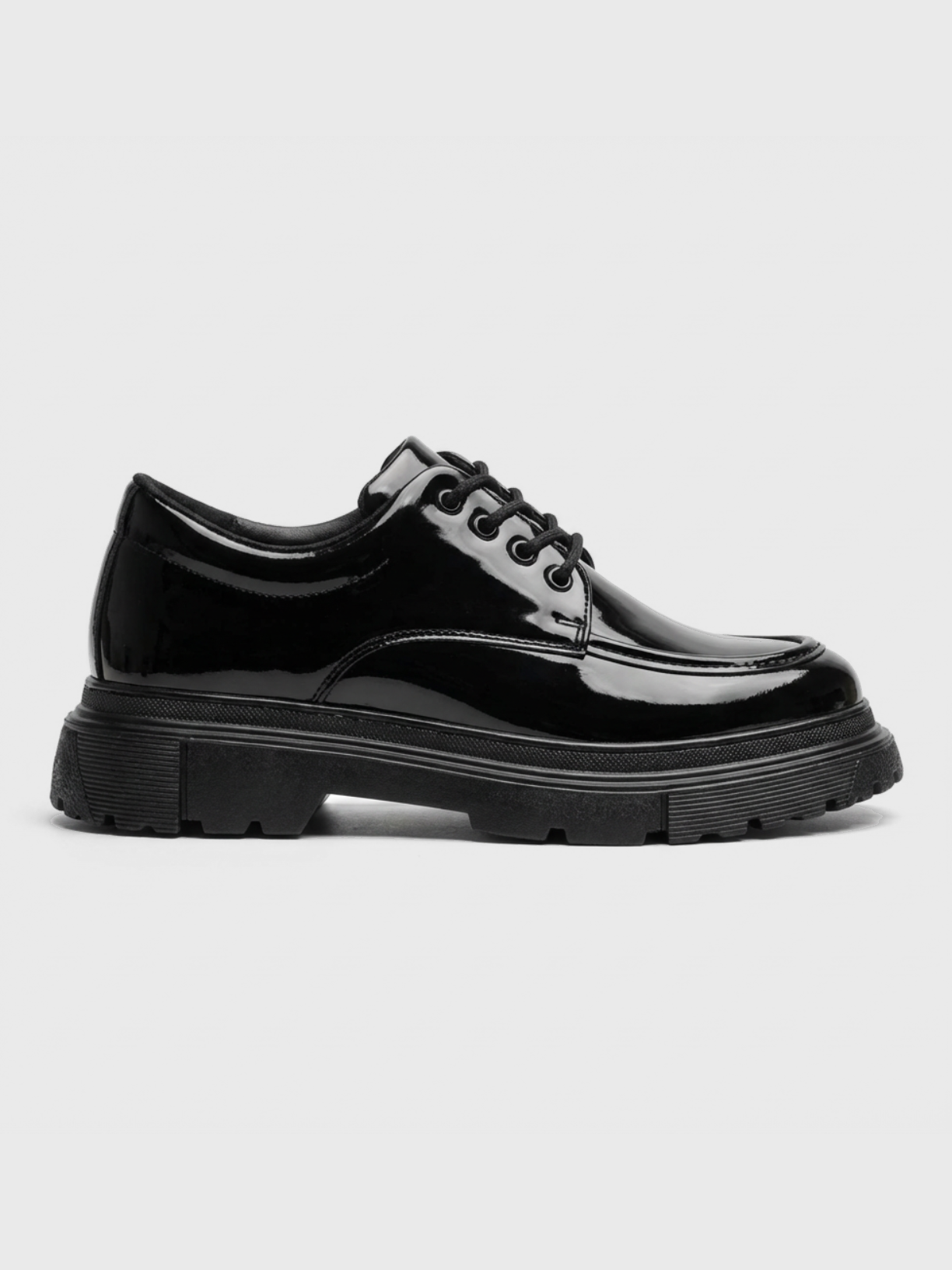 Apollo Moda Men's Vantage Axis patent black elevating shoe, main product photo