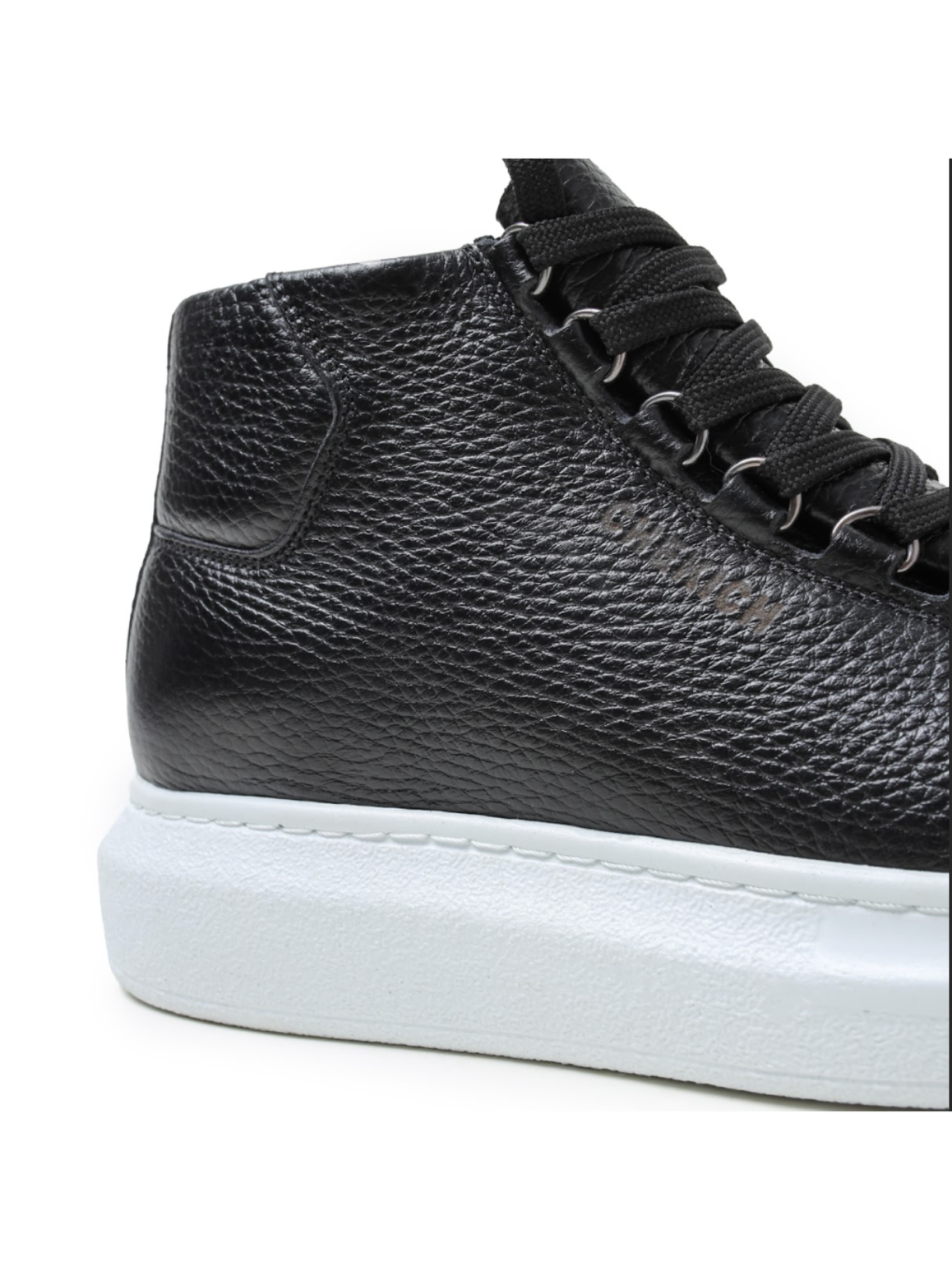 Kelly Midnight Majesty black vegan leather boot by Apollo Moda, US men's sizes 7-13, fifth angle